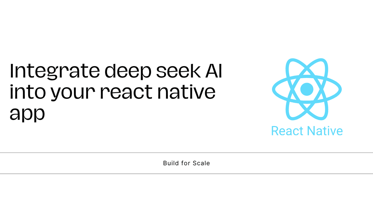 DeepSeek AI Integration with React Native